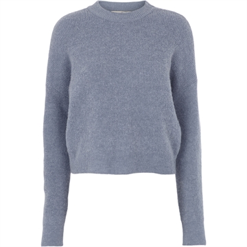Basic Apparel - Filippa Sweater - Blue Shadow